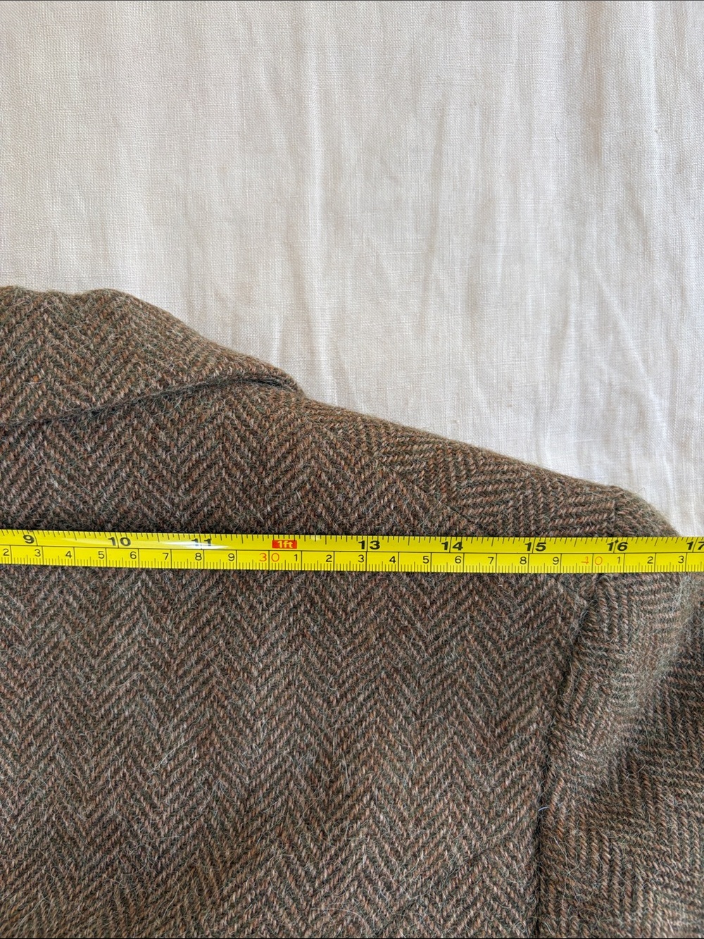 Ralph Lauren Blue Label Brown Herringbone Wool Blazer - Picture 9 of 9